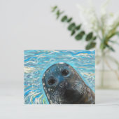 Pop-Up-Siegelmalerei Postkarte (Stehend Vorderseite)