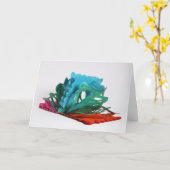 Pop Up Tissue Paper Birday Card Karte (Gelbe Blume)