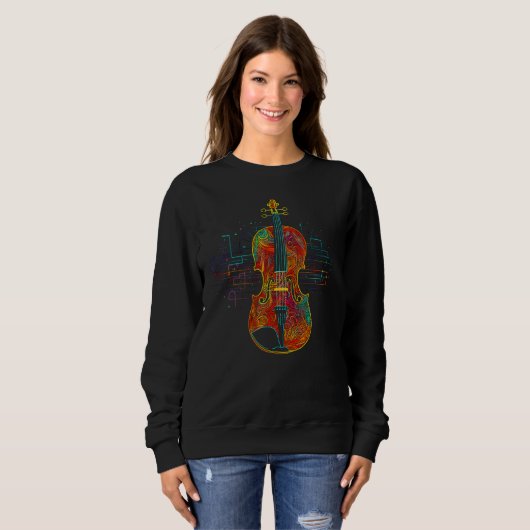 Pop Violin Sweatshirt (Vorne ganz)