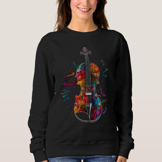 Pop Violinist Sweatshirt (Vorderseite)
