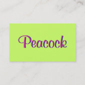 Pop Visitenkarte (Rückseite)