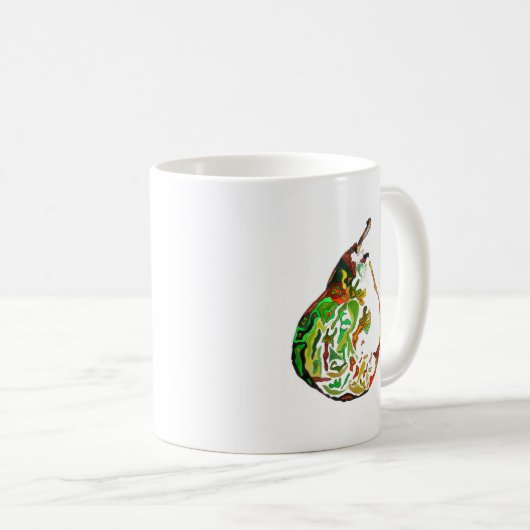 Pop von Birnen Kaffeetasse (VorderseiteRechts)