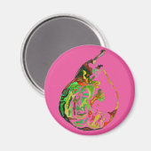 Pop von Birnen Magnet (Vorderseite/Rückseite)