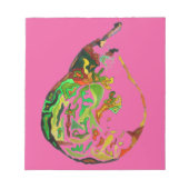 Pop von Birnen Notizblock (Vorderseite)