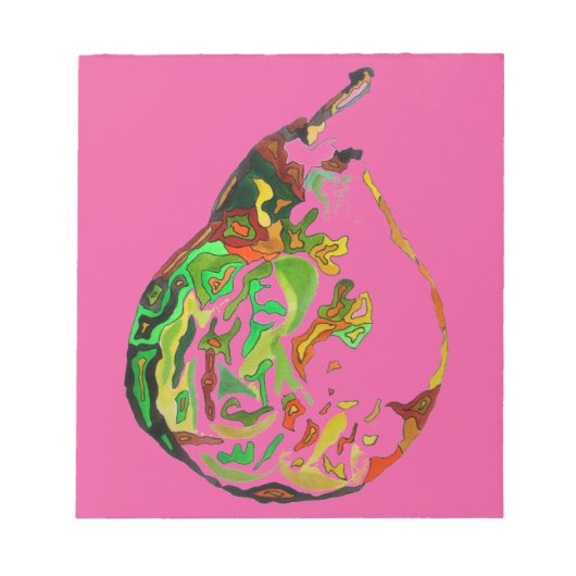 Pop von Birnen Notizblock (Vorderseite)