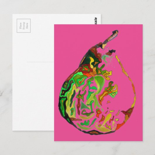 Pop von Birnen Postkarte (Vorne/Hinten)