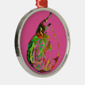 Pop von Birnen Silbernes Ornament (Rechts)
