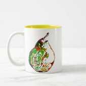 Pop von Birnen Zweifarbige Tasse (Links)