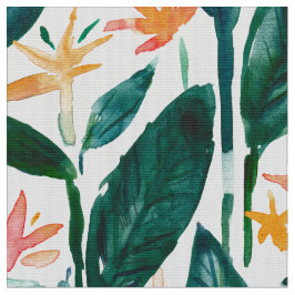 POP VON BOPs der Paradiesvogel Watercolor tropisch Stoff