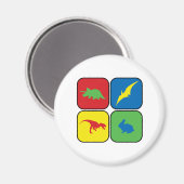 Pop von gefährlichen Kreaturen Magnet (Vorderseite/Rückseite)