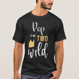 Pop von Two Wild 2nd Birthday Party Dinge stimmen T-Shirt