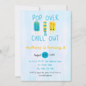 Pop vorbei u. kühlt heraus einladung (Vorderseite)