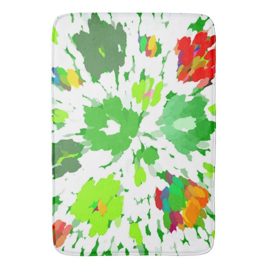 Pop Wasserfarbe Kunst Badematte (Vorderseite Vertikal)