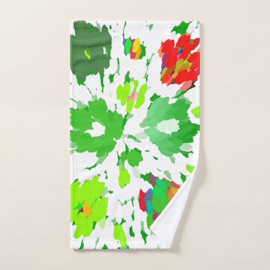 Pop Wasserfarbe Kunst Badhandtuch Set (Handtuch)