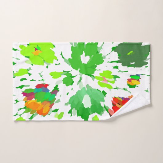 Pop Wasserfarbe Kunst Badhandtuch Set (Handtuch)