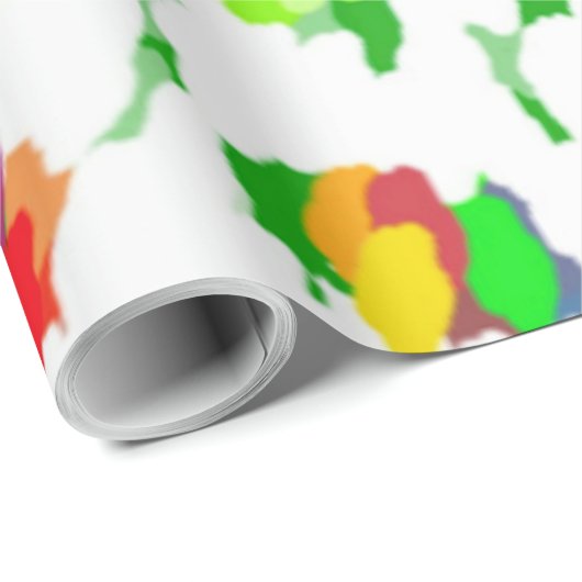 Pop Watercolor Geschenkpapier (Rolleneckpunkt)