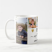 POP We Love You Grandkids 5 Photo Collage   Kaffeetasse (Links)
