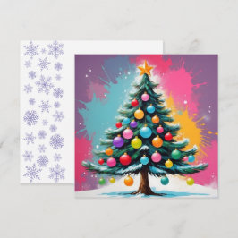 Pop Weihnachten mit Farbschatten