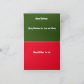 Pop Weihnachten Peppermint Karte (Innenseite)