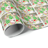 Pop Weihnachtskekse Geschenkpapier (Rolleneckpunkt)