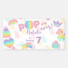 Pop weiter! Pastel Pop es Geburtstagskind Banner