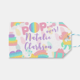 Pop weiter! Pastel Pop es Geburtstagskind Geschenkanhänger