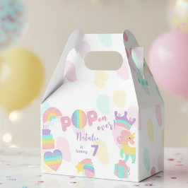 Pop weiter! Pastel Pop es Geburtstagskind Geschenkschachtel