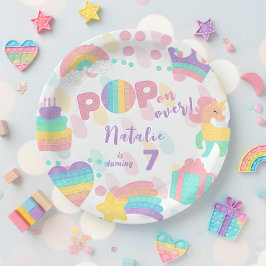Pop weiter! Pastel Pop es Geburtstagskind Pappteller