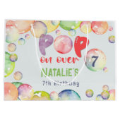 Pop weiter! Seifenblasen Geburtstagskind Große Geschenktüte (Rückseite)