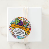 POP, wenn sie Pop Baby Dusche Sprinkle Geschenkanhänger (Beispiel)