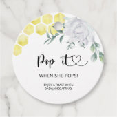 Pop, wenn sie Pop Geschenkanhänger (Vorderseite)