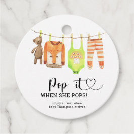 Pop, wenn sie Pop Geschenkanhänger