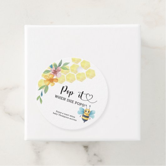 Pop, wenn sie Pop Geschenkanhänger (Beispiel)