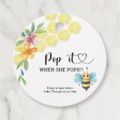 Pop, wenn sie Pop Geschenkanhänger (Vorderseite)