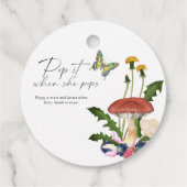 Pop, wenn sie Pop - Waldpilze - Geschenkanhänger (Rückseite)