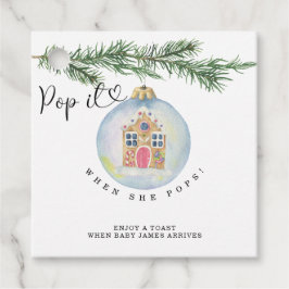 Pop, wenn sie Pop - Winterzweig - Geschenkanhänger