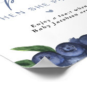 Pop When She Pops Baby Shower Champagner Geschenk Poster (Ecke)