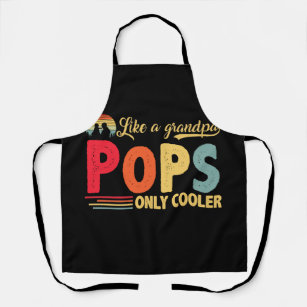 Pop wie ein Großvater nur Cooler Vintager Retro-Va Schürze