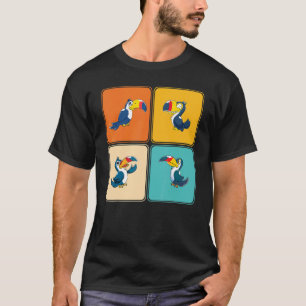 Pop-Wildlife-Zoo-Vogel-Tier-Tropisch-Tukan T-Shirt