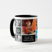 Pop Wir Liebe Sie Schwarz benutzerdefinierte FotoC Tasse (Vorderseite Links)