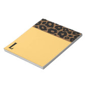 Pop Wood Leopard Muster Notizblock (Rotiert)