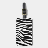 Pop Zebra Gepäckanhänger (Vorderseite vertikal)