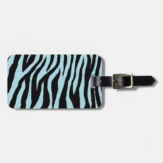 Pop Zebra Gepäckanhänger (Vorderseite horizontal)
