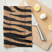 Pop Zebra Handtuch (Viertel Falte)