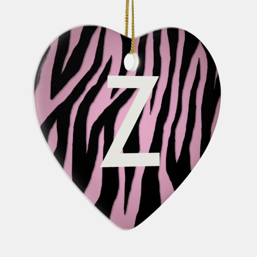Pop Zebra Keramik Ornament (Rechts)