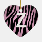 Pop Zebra Keramik Ornament (Hinten)