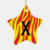 Pop Zebra Keramik Ornament (Rechts)