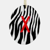 Pop Zebra Keramikornament (Rechts)