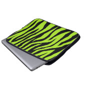 Pop Zebra Laptopschutzhülle (Vorne Knopf)