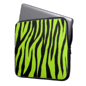 Pop Zebra Laptopschutzhülle (Vorderseite Links)